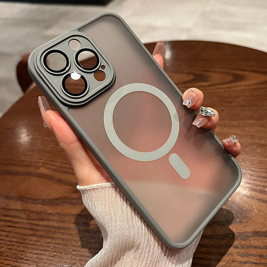 Luxury Matte Magnetic iPhone Case