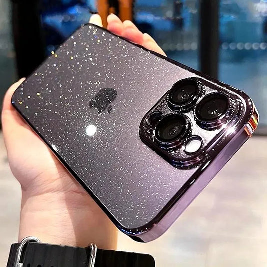 Luxury Electroplated Glitter iPhone Case