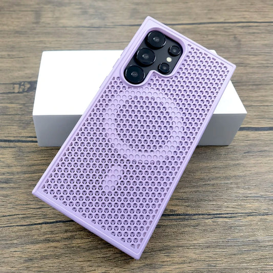 Luxury MagSafe case with heat dissipation for Samsung Galaxy