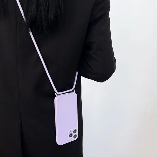 Silicone Case with Lanyard for iPhone  Soft and Versatile
