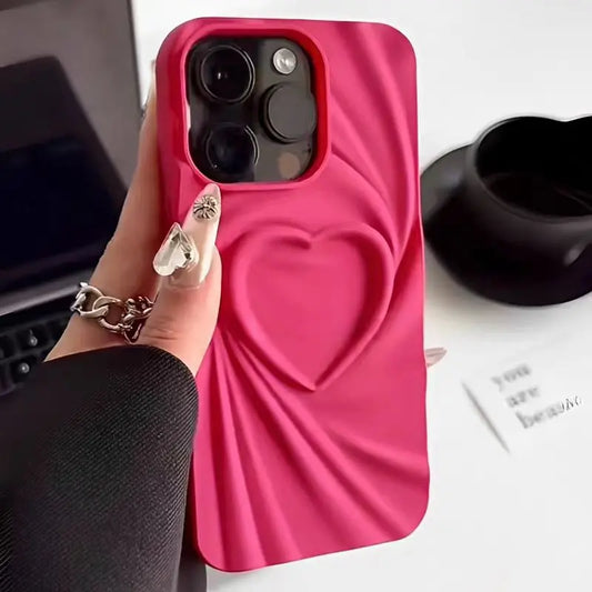 3D Heart Foldable Case for iPhone