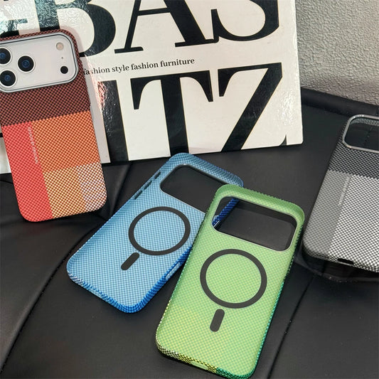 Carbon Fiber Hard Case for iPhone with MagSafe and Shock Protection