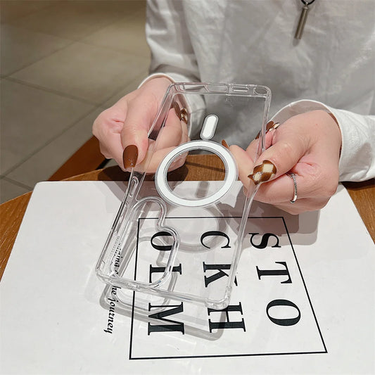 Transparent Magnetic MagSafe Case for Samsung Galaxy
