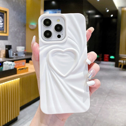 3D Heart Foldable Case for iPhone