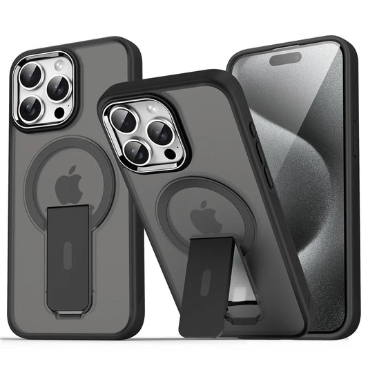 Luxury Foldable Magnetic Case for iPhone MagSafe