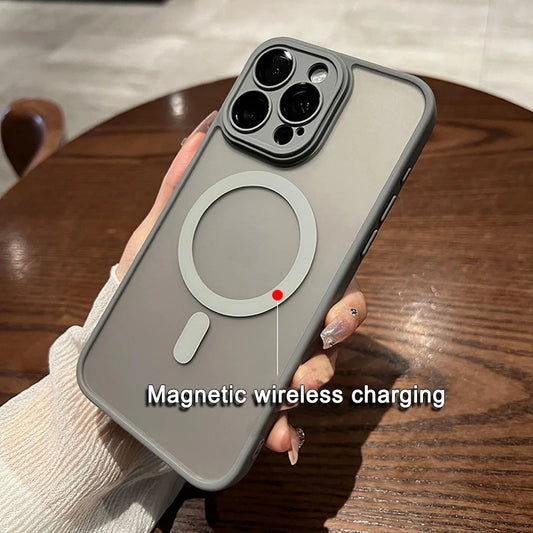 Luxury Matte Magnetic iPhone Case