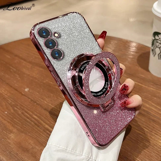 Glitter Case with Samsung Galaxy Stand