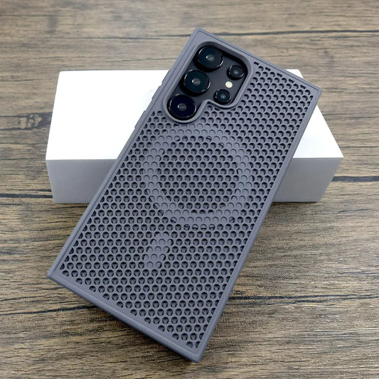 Luxury MagSafe case with heat dissipation for Samsung Galaxy