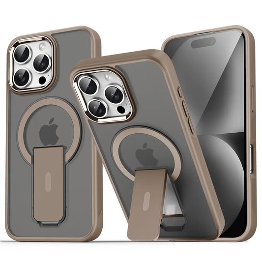 Luxury Foldable Magnetic Case for iPhone MagSafe