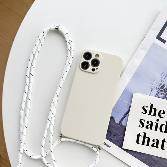Silicone Case with Lanyard for iPhone  Soft and Versatile