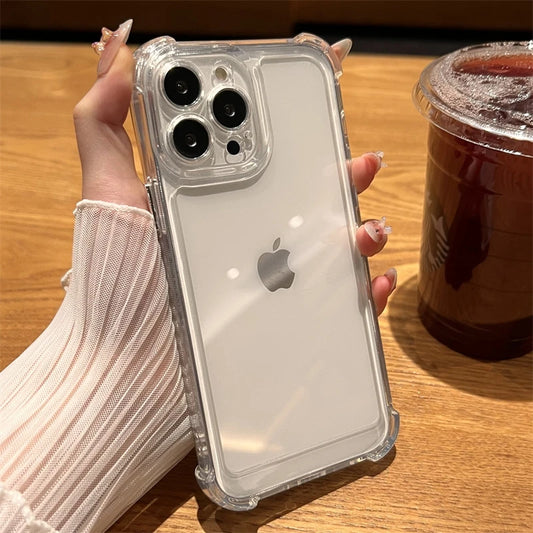 Luxury Shockproof Clear Case for iPhone