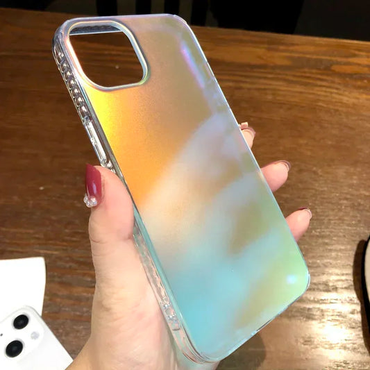 Shockproof Aurora Gradient Matte Case